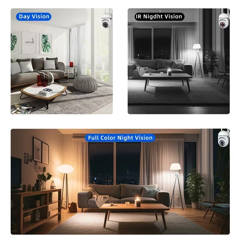 1-Pack 1296P 3MP Smart Wi-Fi Security Cameras1