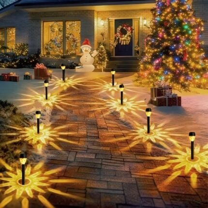 12-Pack Solar Garden Stake Lights
