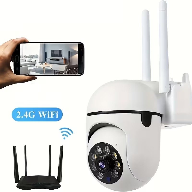 4-Pack 1296P 3MP Smart Wi-Fi Security Cameras, 360° Pan-Tilt, Night Vision, Two-Way Audio8