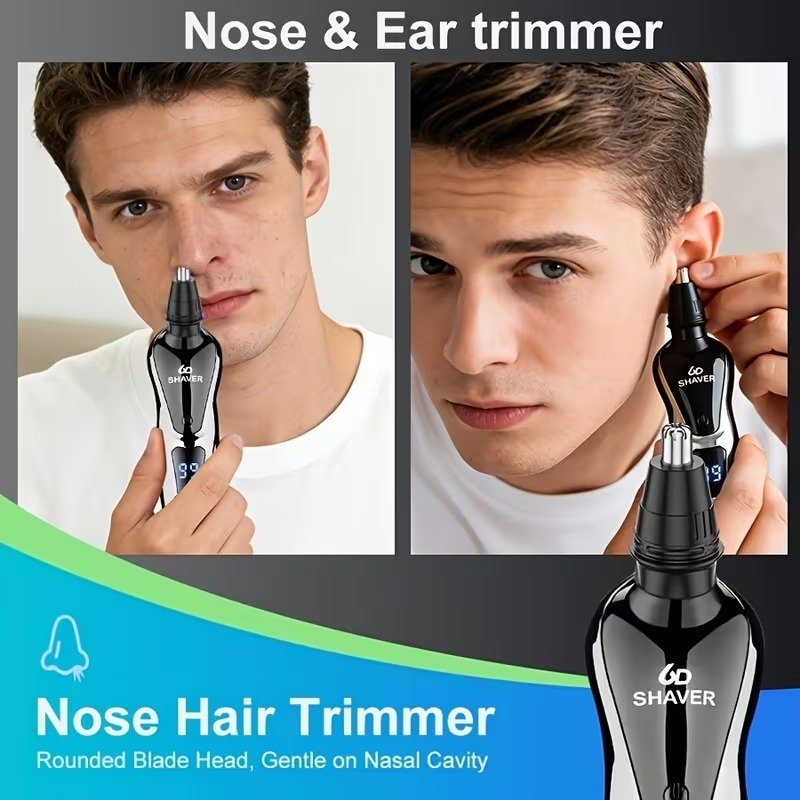 4‑in‑1 6D Electric Shaver & Trimmer Kit,5