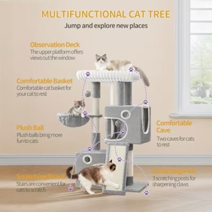 98cm Multi-Level Cat Tree