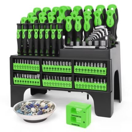Amartisan 118-Piece Magnetic Screwdriver Set, Precision Repair Tool Kit with Storage Rack100