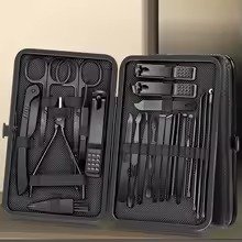 23-Piece Black Manicure & Grooming Set (3)