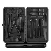 23-Piece Black Manicure & Grooming Set (4)