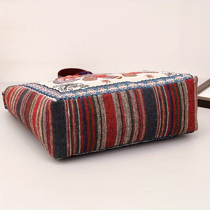 Ethnic Elephant Motif Large Crossbody Bag (3)