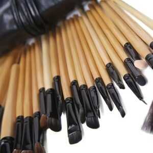 Exclusive Professional 24-Piece Makeup Brush Set, Luxury Collection
