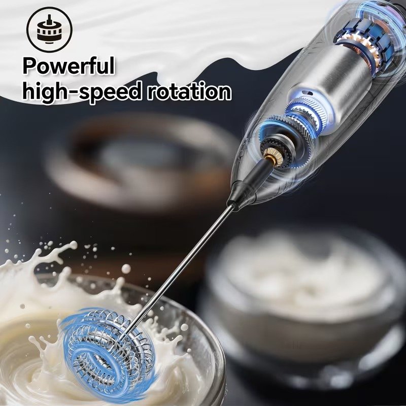 Exclusive USB Rechargeable Electric Milk Frothier (8)