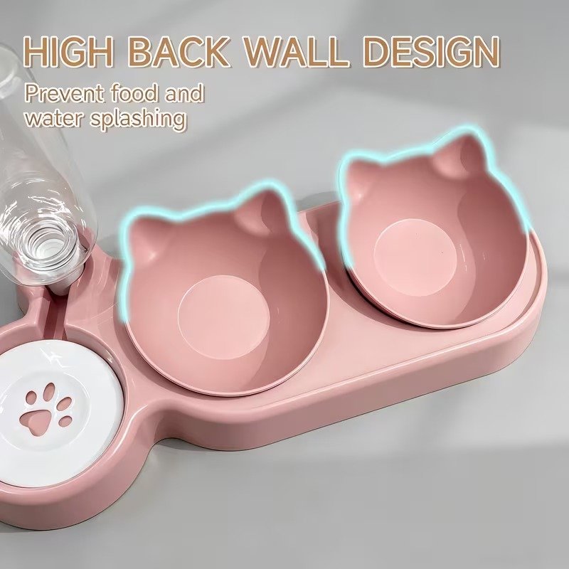 Premium 3‑IN‑1 Elevated Pet Feeding Station
