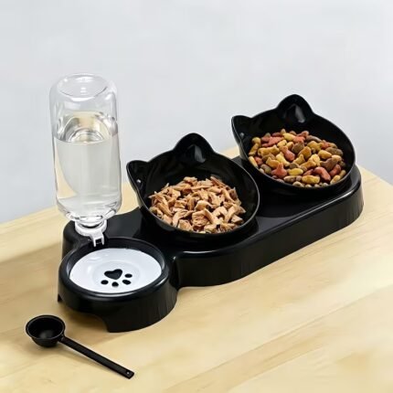 Premium 3‑IN‑1 Elevated Pet Feeding Station