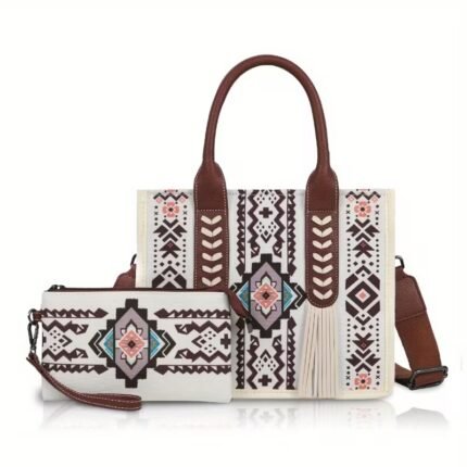 Premium Bohemian Tribal Tote Bag Set