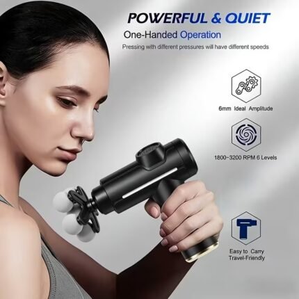 Multi-Head Deep Tissue Massage Gun