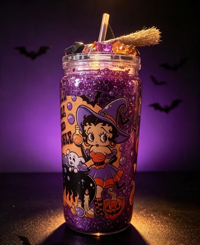 Handmade 16oz Double-Wall Plastic Tumbler (4)