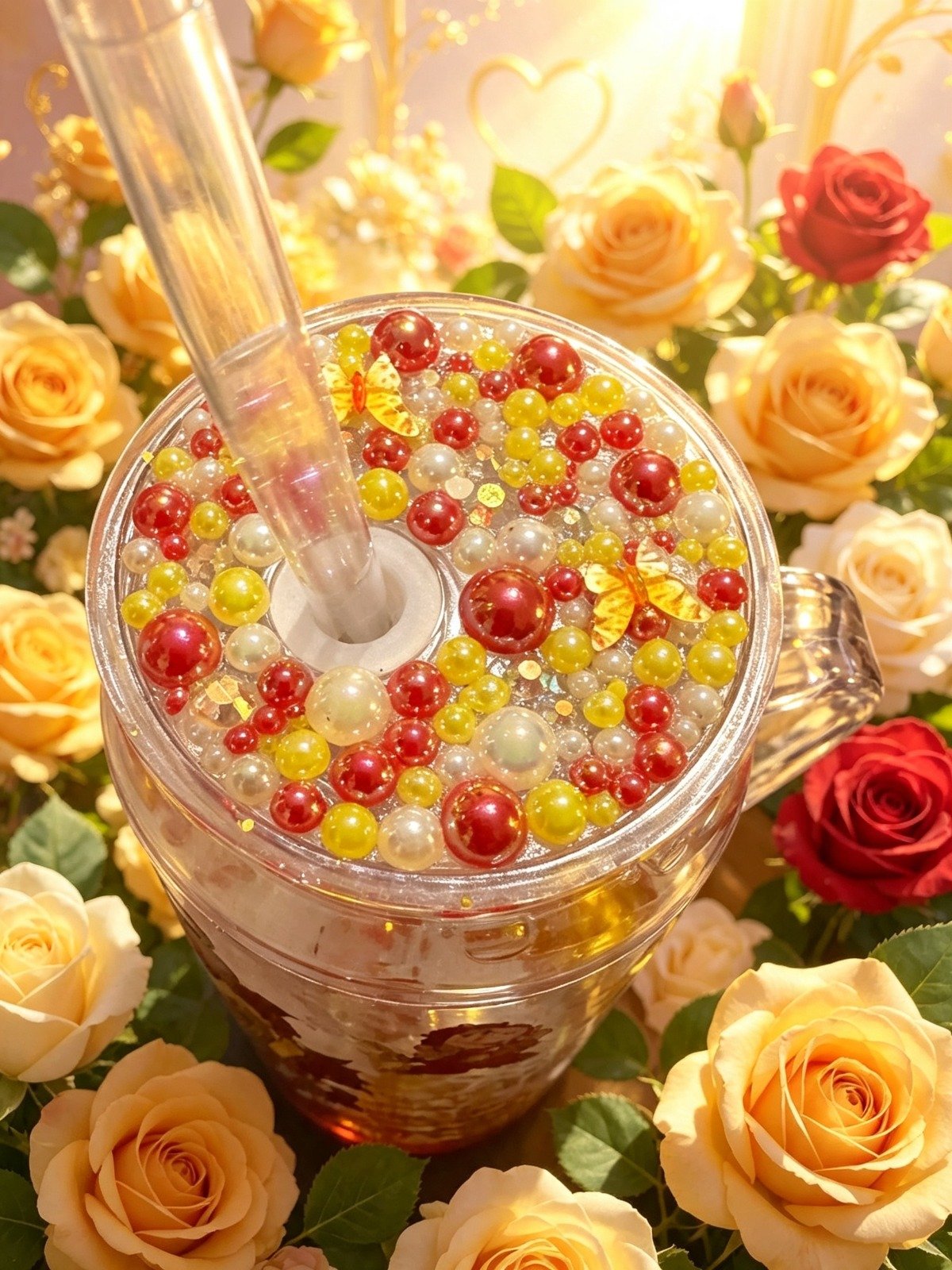 Handmade Beauty & the Beast Belle 18oz Tumbler, ONE OF A KIND! (1) Handmade Beauty & the Beast Belle 18oz Tumbler, ONE OF A KIND! (1)