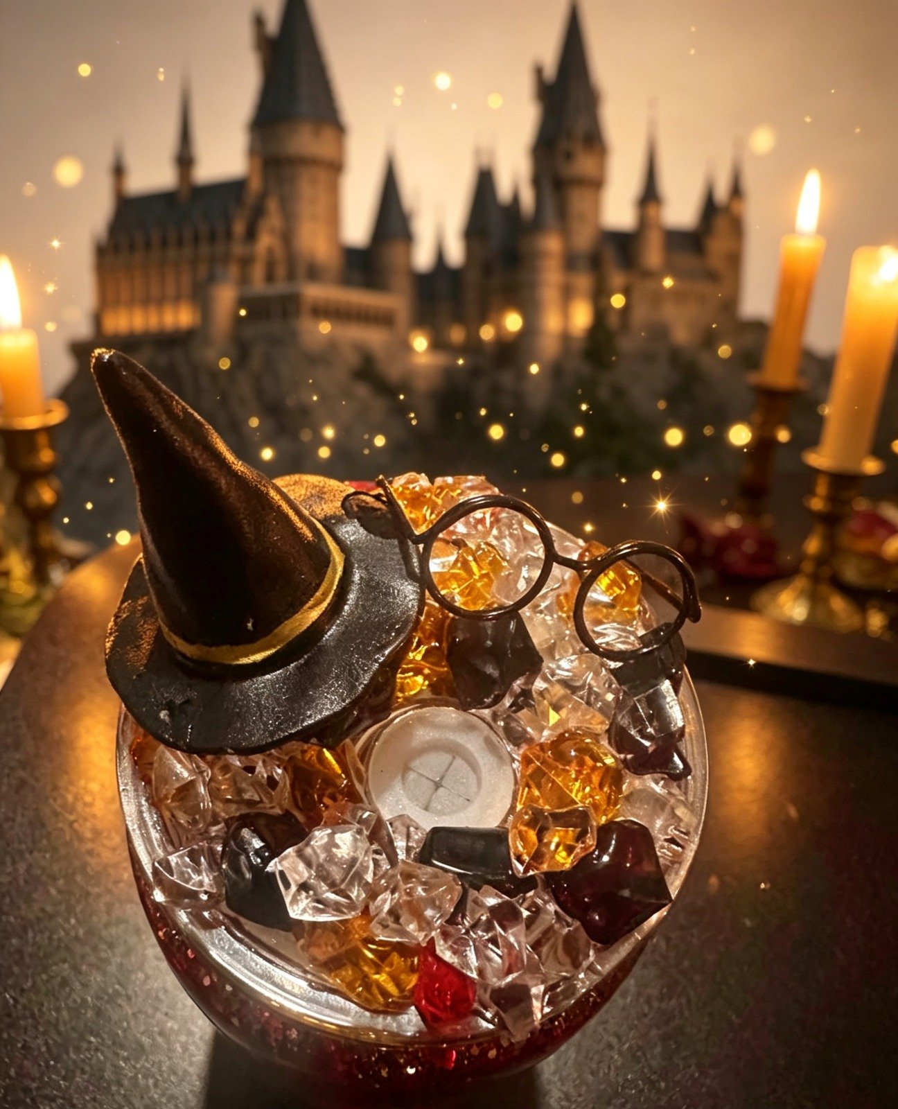 Handmade Harry Potter Glitter Tumbler (6)