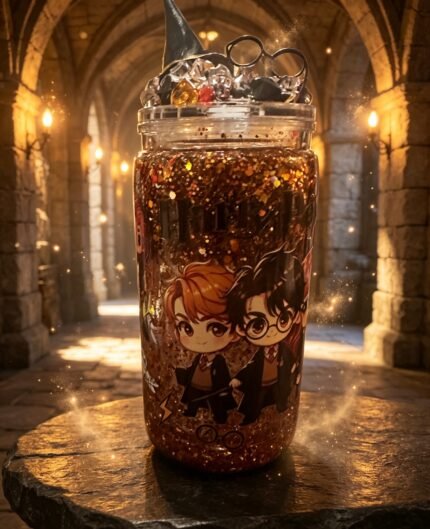 Handmade Harry Potter Glitter Tumbler
