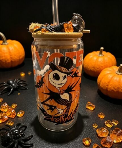 handmade-jack-skellington-16oz-glass-tumbler